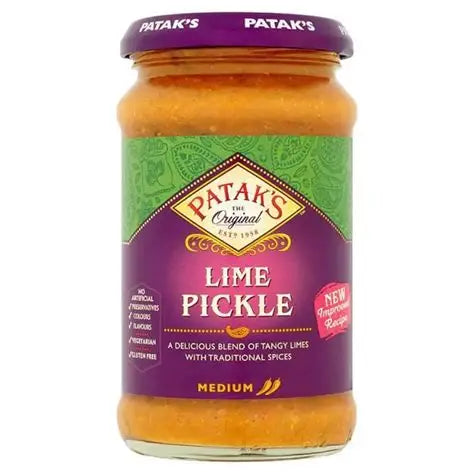 Pickles indiens au citron vert épicé médium 283g - PATAK'S