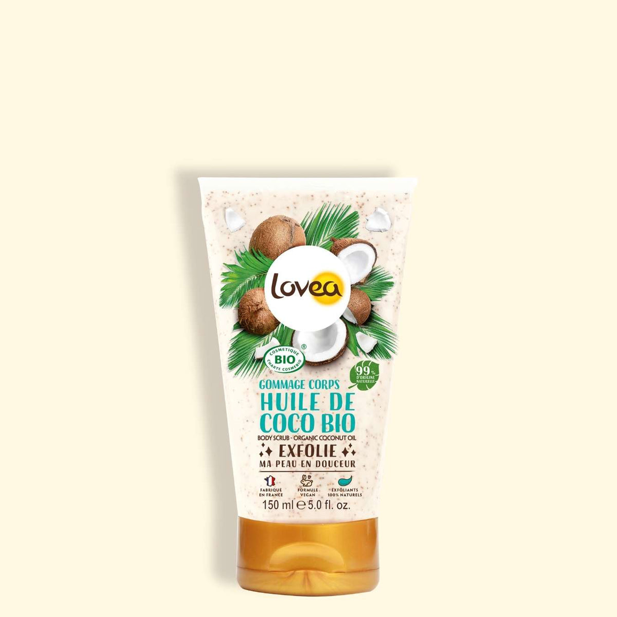 Gommage Corps huile de coco bio LOVEA