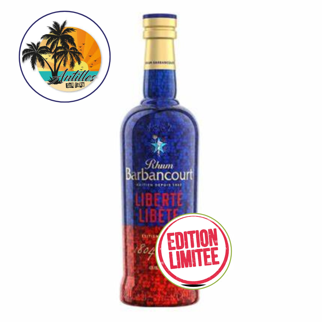 Rhum Hors d'âges Barbancourt 8 ans Cuvée Liberté - 43° 70cl (Edition limité)