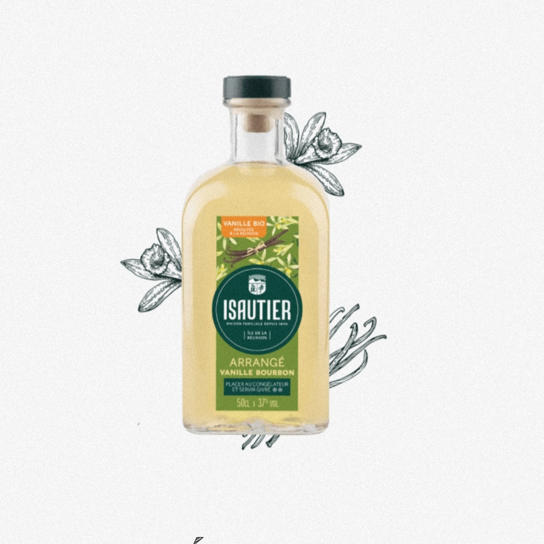 Rhum Arrangé Vanille Bourbon 40° ISAUTIER 50cl
