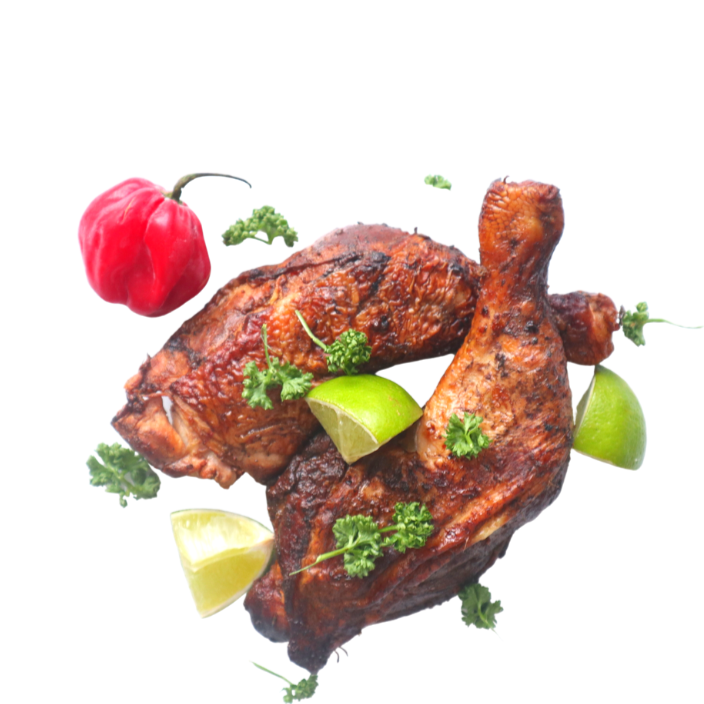 Cuisses de poulet boucanées 1kg surgelés