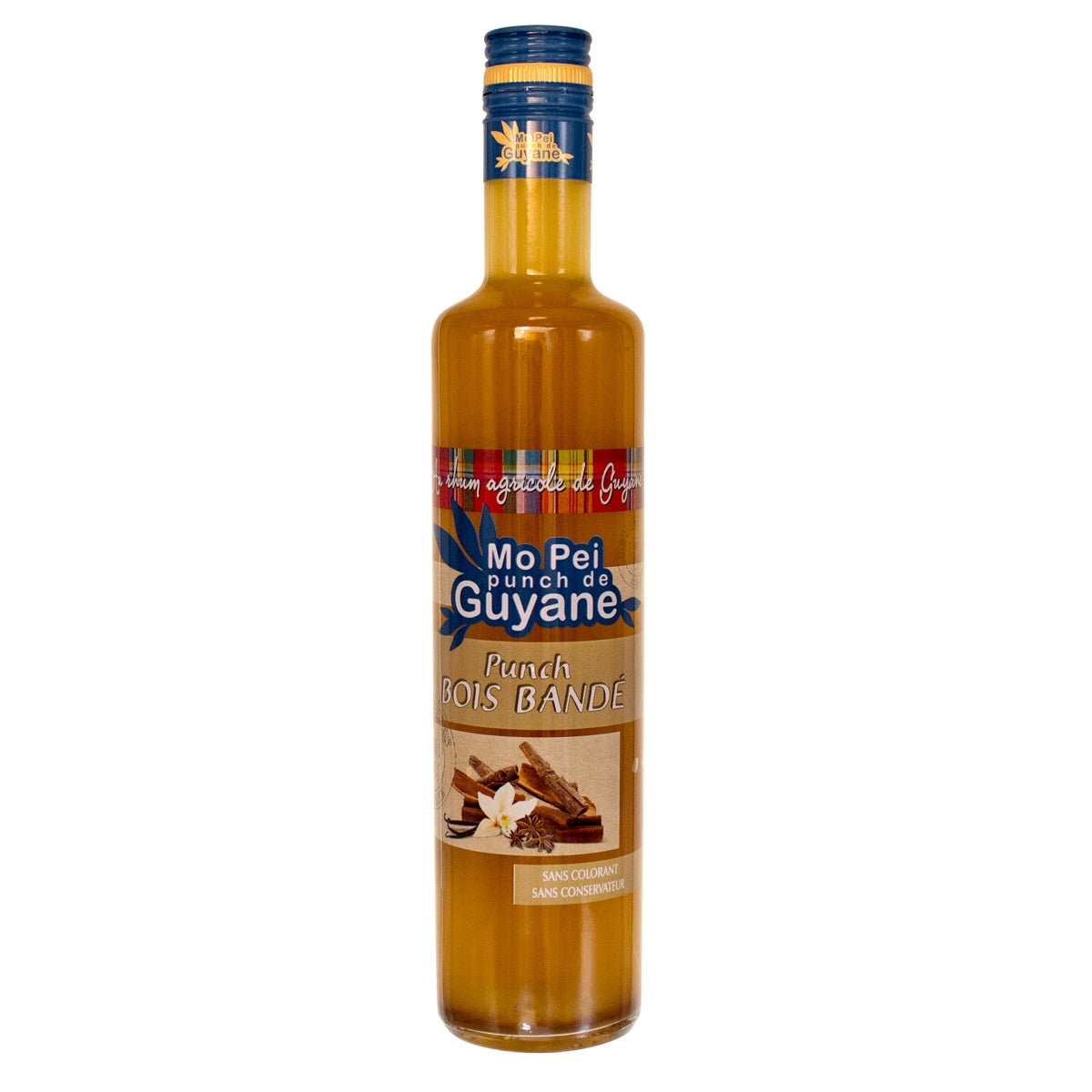 Punch au Bois Bandé 18° 50 cl Délices de Guyane Mo Pei