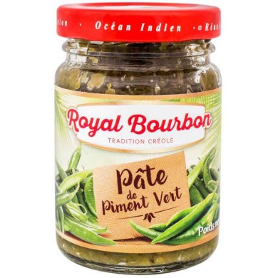 Pâte de piment vert royal bourbon 90g