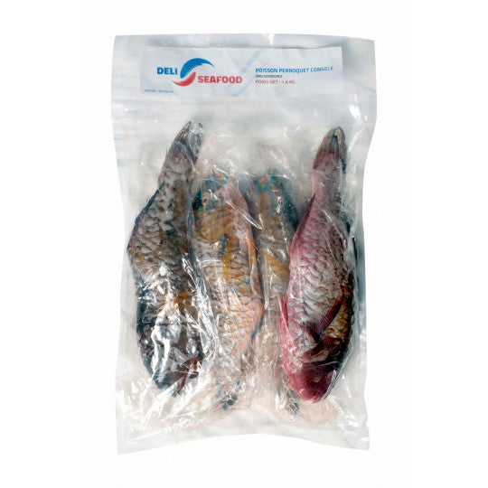Poisson pérroquet entier 800g