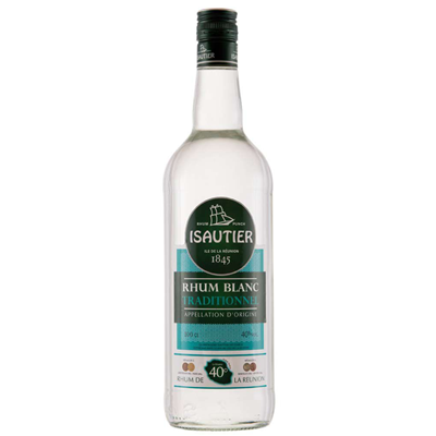 Rhum Isautier blanc 40° 1 L