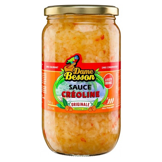Sauce creoline originale Dame Besson 320g