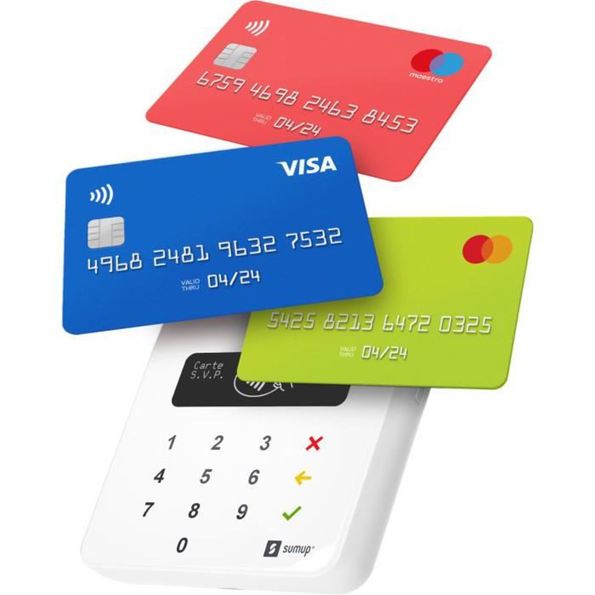 SUMUP Air + SumUp - Terminal de Paiement mobile et autonome + station de recharge