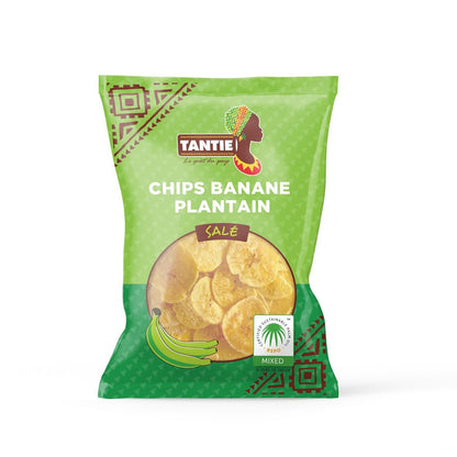 Chips Banane Plantain Tantie 85g - 3 Saveurs