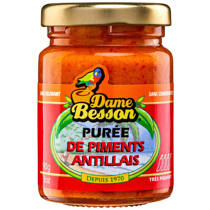 Purée de piment 90g Dame Besson - Lot de 12