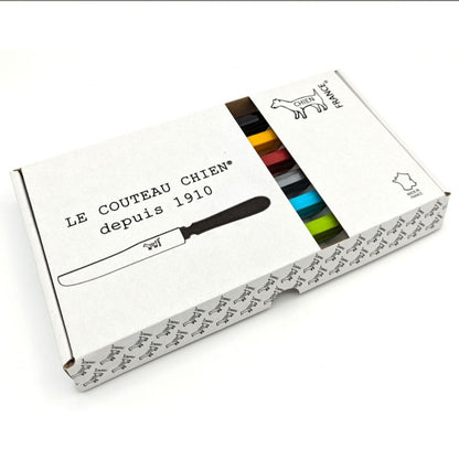 Coffret de 6 Couteaux Chien ® édition Multicolor