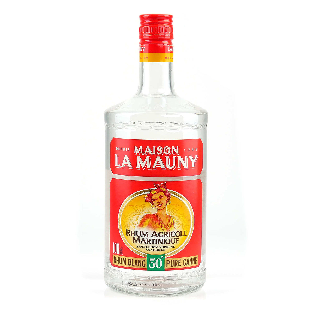 Rhum Agricole Blanc La Mauny 50° 1 L
