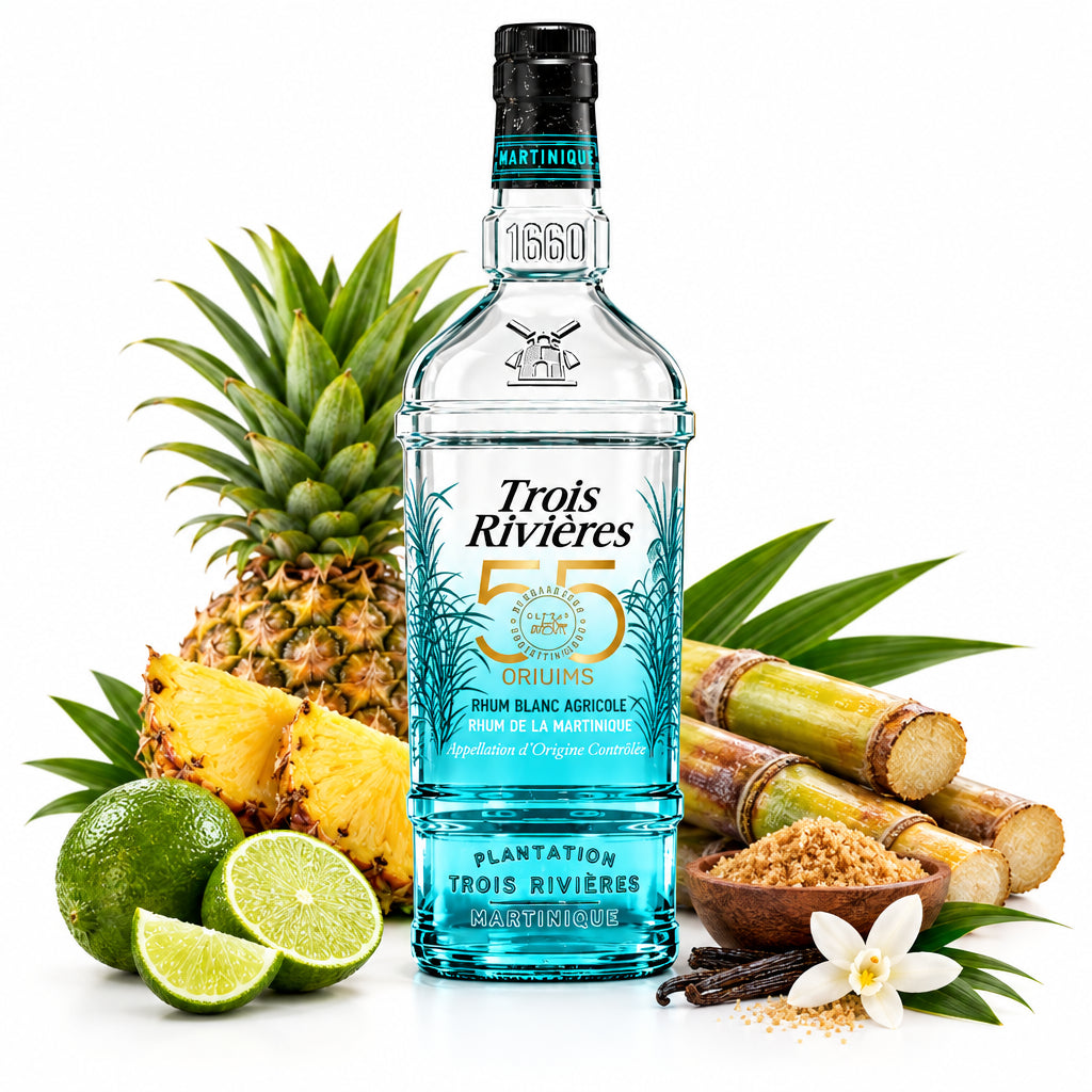 Rhum Agricole Blanc Origines Trois Rivières 55° 70cl