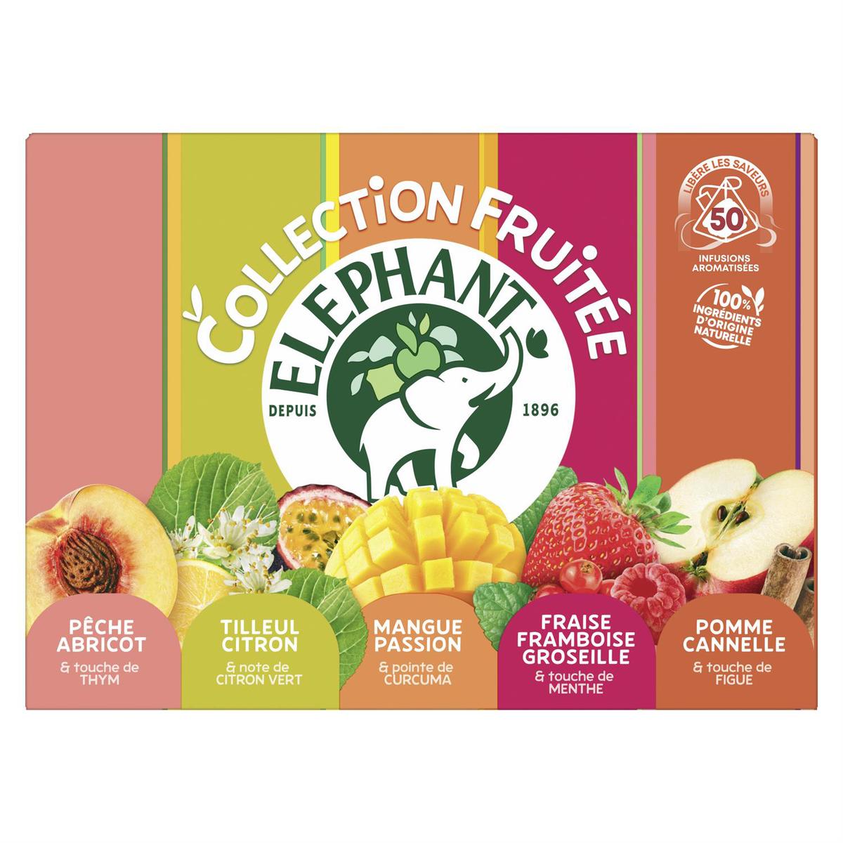 Coffret Découverte Thé fruits exotiques Eléphant