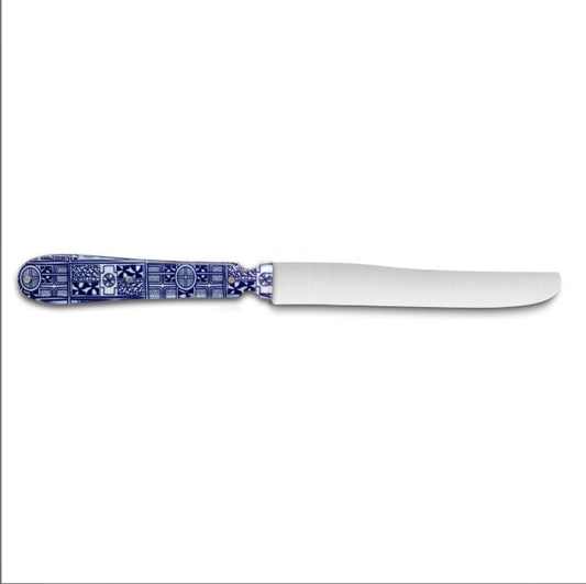 Couteau CHIEN® Manche Impression Acrylique NDOP Baham bleu blanc