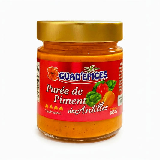 Purée de piment fort 185g Guad’epice Guadeloupe