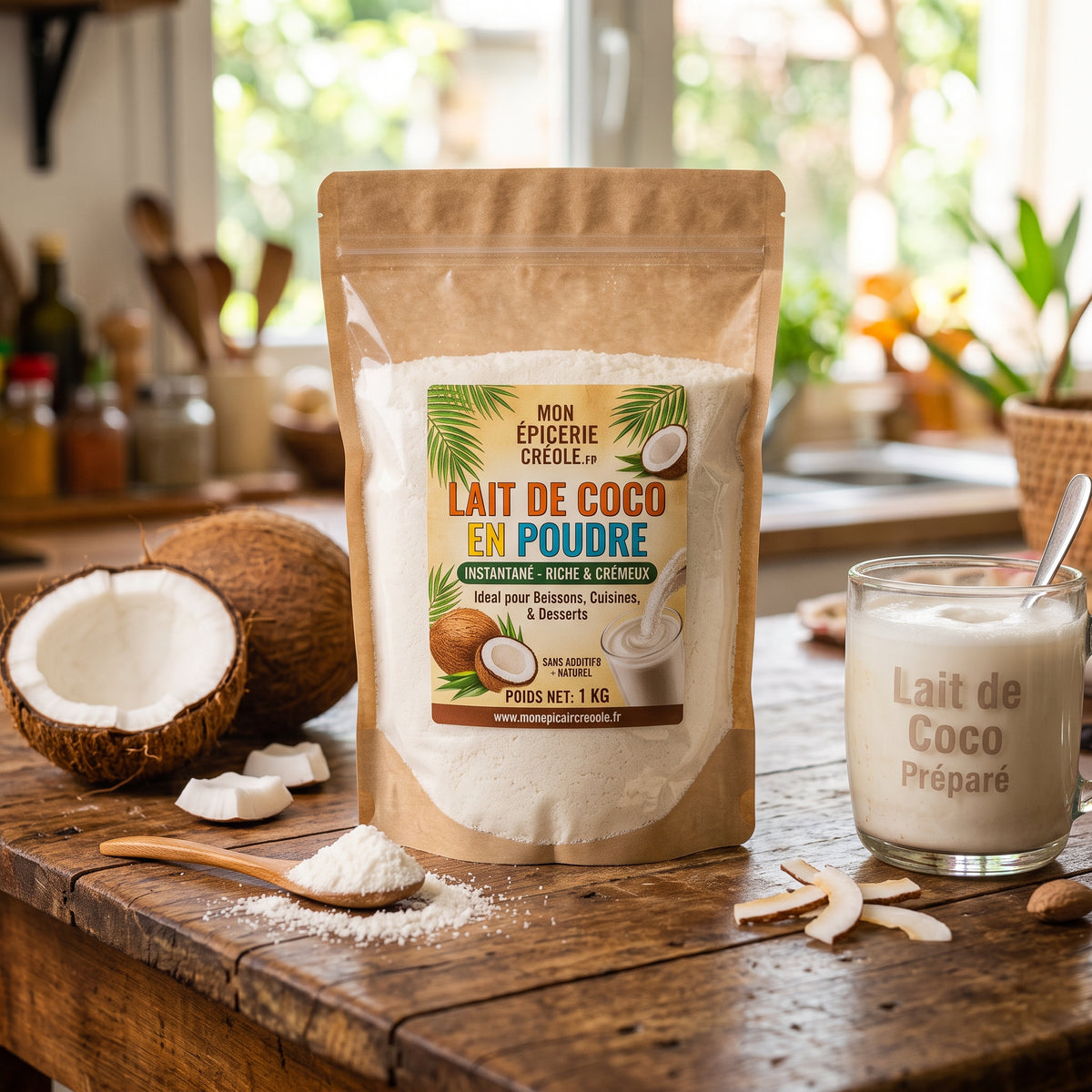 Poudre de lait de Coco Artisanal 900g