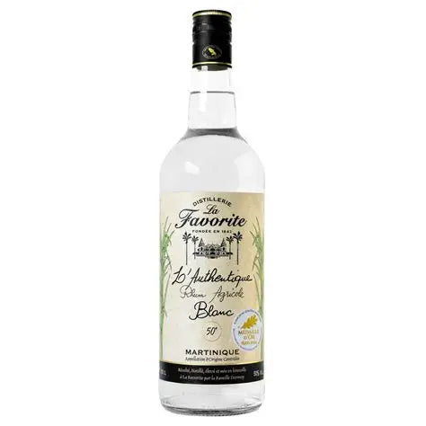 Rhum Blanc agricole La Favorite 50° 1L