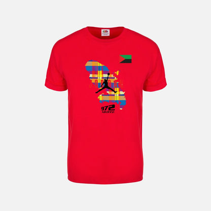 T-shirt basique 972 Jordan Rouge Enfant