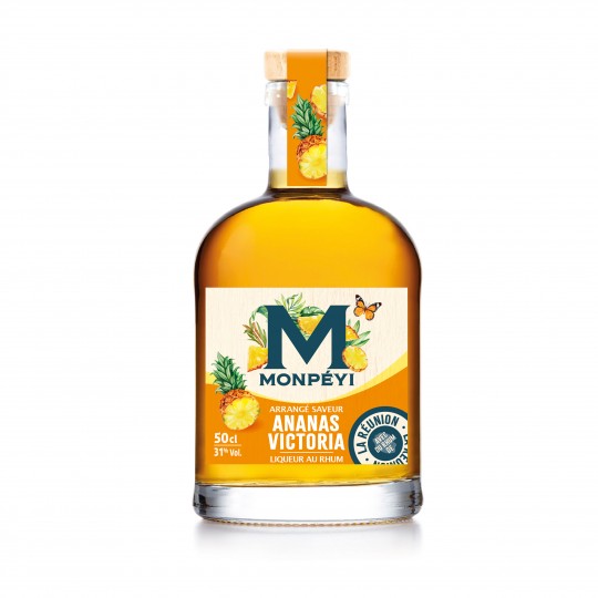 Rhum Arrangé saveur ananas Victoria 31° 50cl Monpéyi