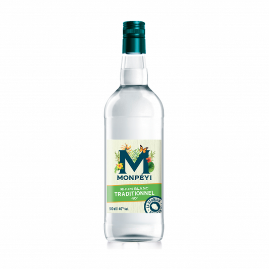 Rhum blanc traditionnel 40° 1L Monpéyi