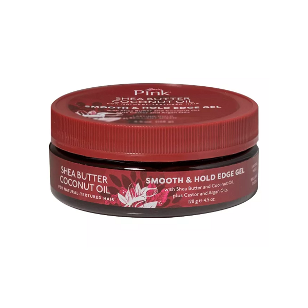 Gel capillaire à l'huile de coco et karité 128g (Edge gel) LUSTER'S PINK