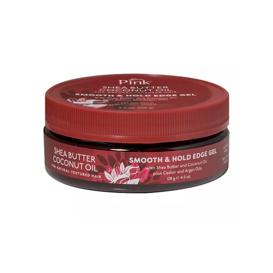 Gel capillaire à l'huile de coco et karité 128g (Edge gel) LUSTER'S PINK