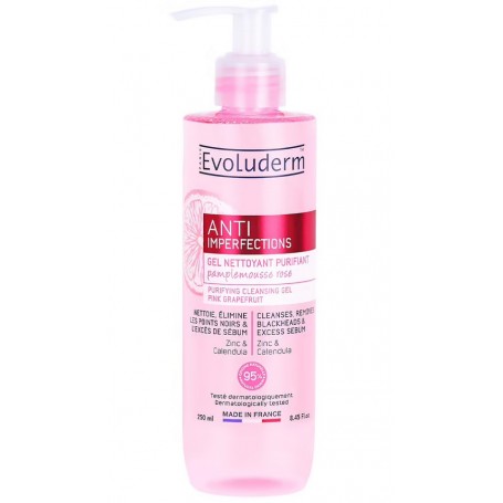 Gel nettoyant & purifiant visage ANTI-IMPERFECTIONS 250ml