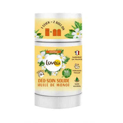 Déodorant Solide BIO Huile de Monoï Lovéa
