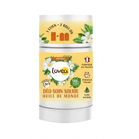 Déodorant Solide BIO Huile de Monoï Lovéa