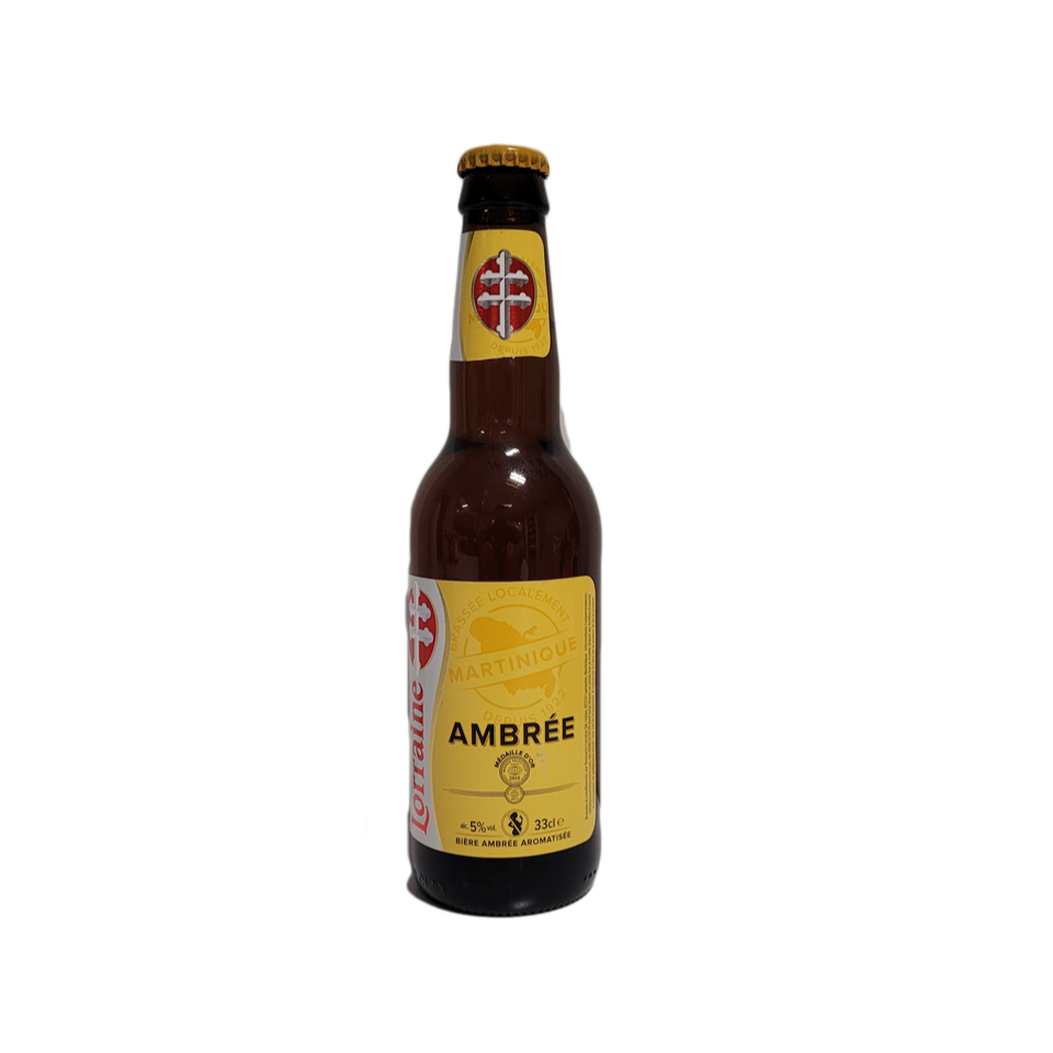 Bière ambrée Lorraine bouteille 33cl