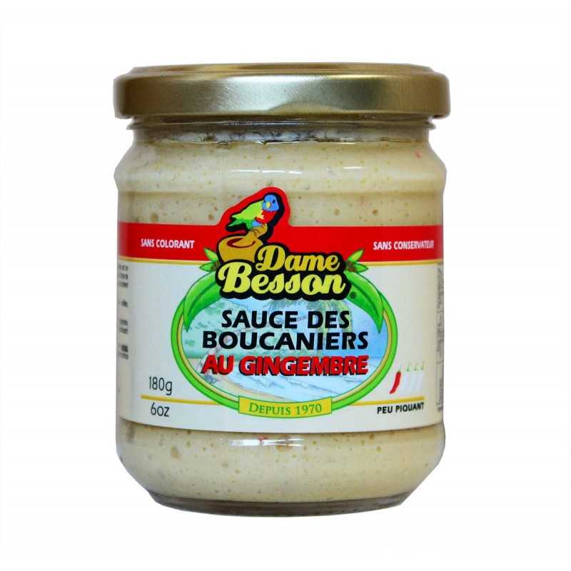 Sauce boucanier au gingembre 180g Dame Besson - Lot de 6