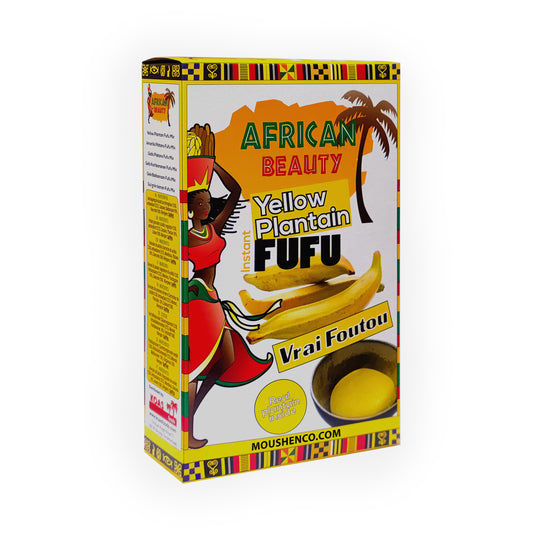 Fufu Bananes Jaune (Vrai Foutou) – 600g African Beauty