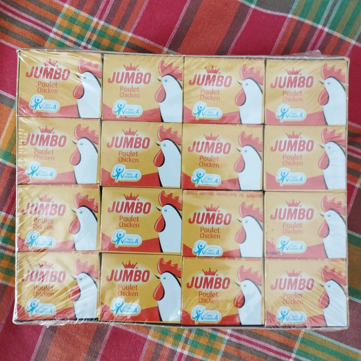 Cube bouillon arome poulet tablette de 48 cubes jumbo