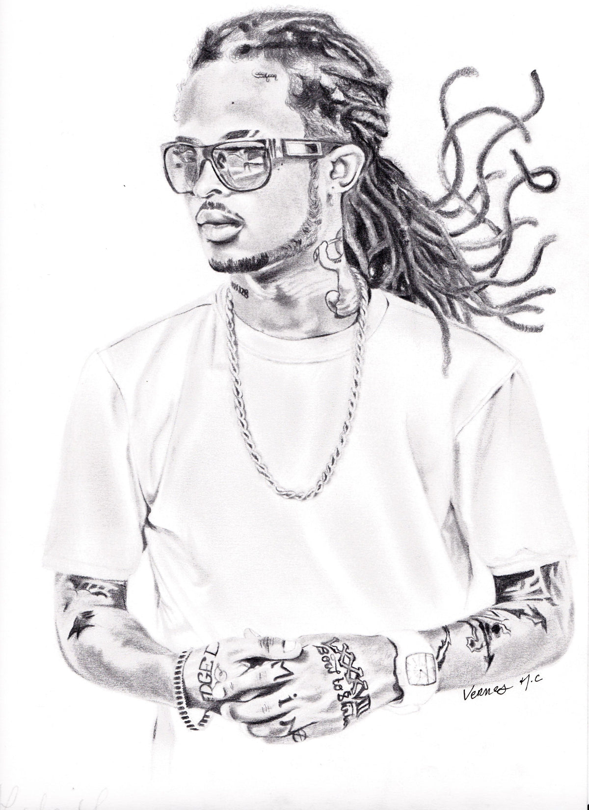 Tee-shirt Kalash customisé