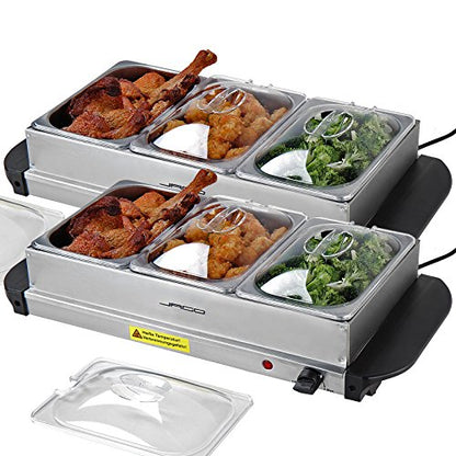 Chauffe-Plats Électrique - en Acier Inoxydable Jago®