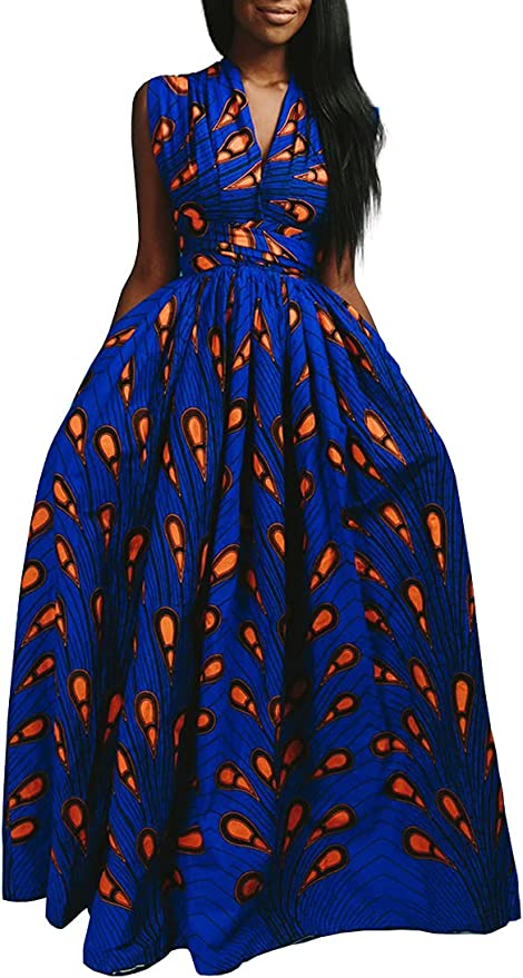 Robe Imprimée Wax Grandes tailles