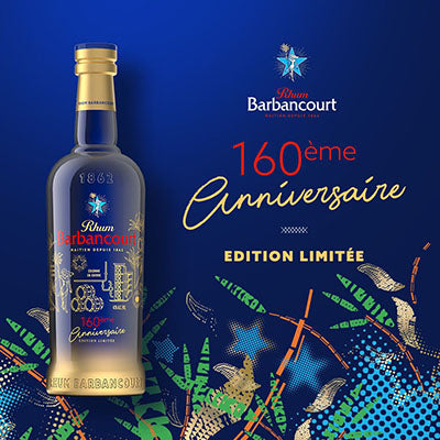 Rhum Barbancourt 5 étoiles 8 ans 160ème Anniversaire - 43°