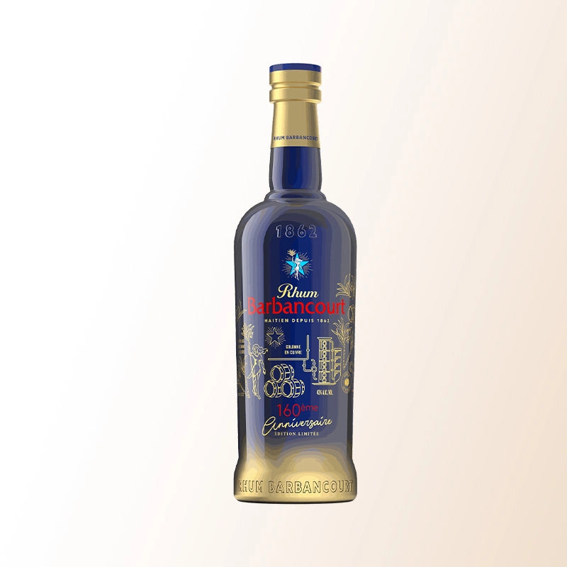 Rhum Barbancourt 5 étoiles 8 ans 160ème Anniversaire - 43°