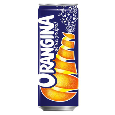 Orangina jaune 33 cl boîte slim
