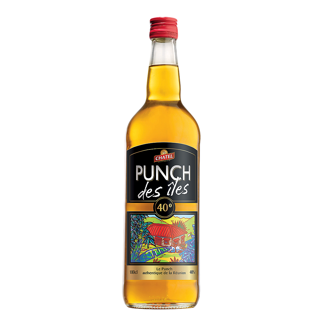 Punch traditionnel  des îles Chatel  1L 40°