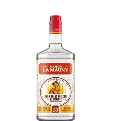 Rhum Agricole Blanc La Mauny 50° 1 L