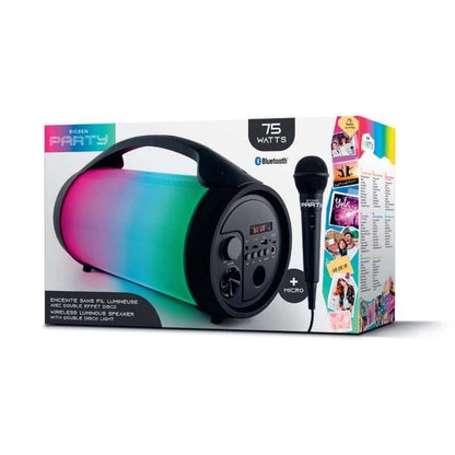 BIGBEN Enceinte Bluetooth PARTYBTPRO - USB SD AUX IN - 38 CM + MICRO FILAIRE
