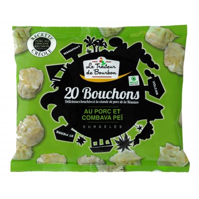 Bouchons porc combava Réunion Salaison Bourbon