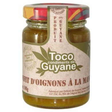 Confit d'oignons à la mangue Toco 100g