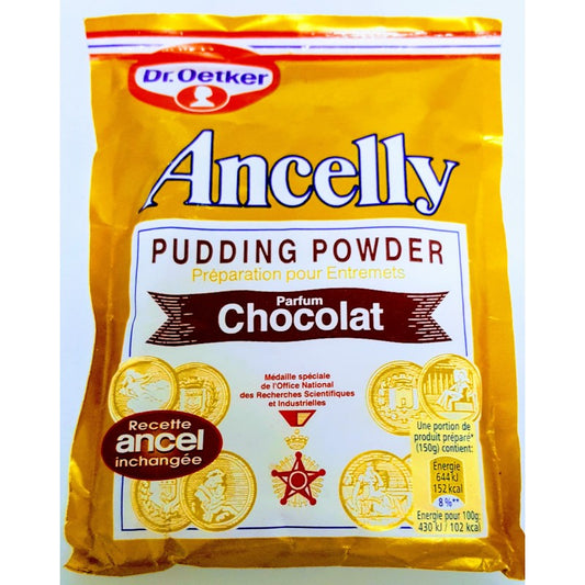 Crème en poudre chocolat ancelly 40g x 4