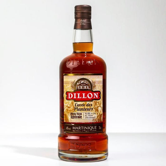 Rhum Vieux DILLON -Cuvées planteurs - 70cl - 43°