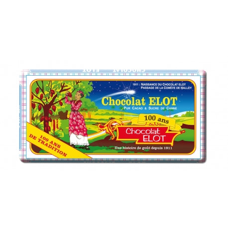 Elot Chocolat Noir tablette 100 g (Lot de 8)