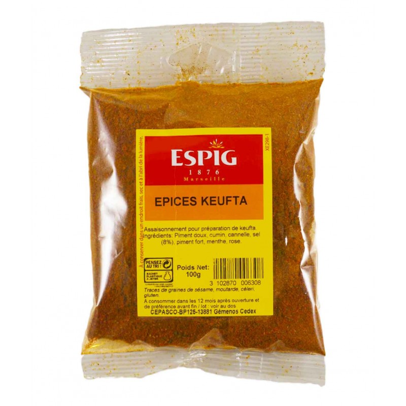 Épices pour keufté Halal 100 g ESPIG