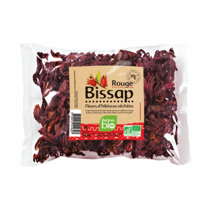 Fleurs de bissap (hibiscus) rouge séchées bio