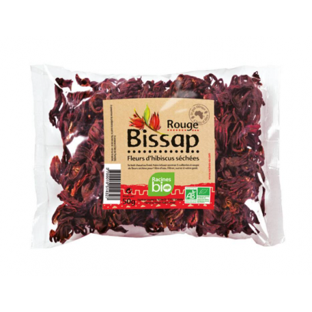 Fleurs de bissap (hibiscus) rouge séchées bio